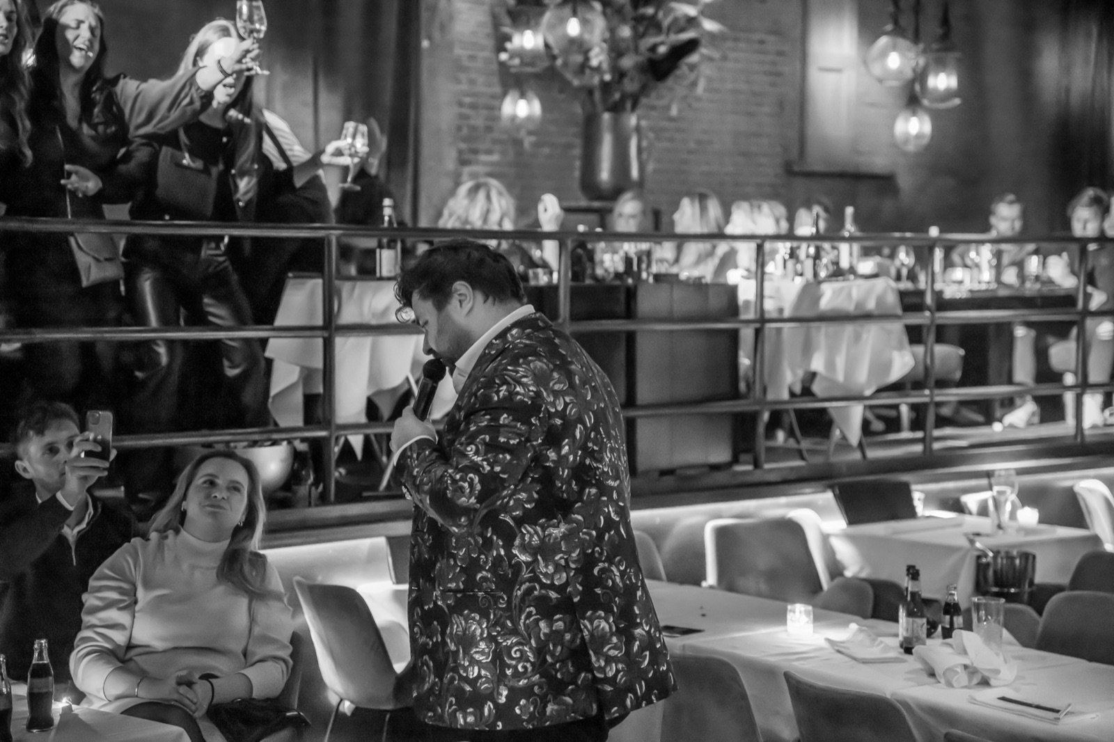 Davey van der Sluis interactief optreden dinnershow