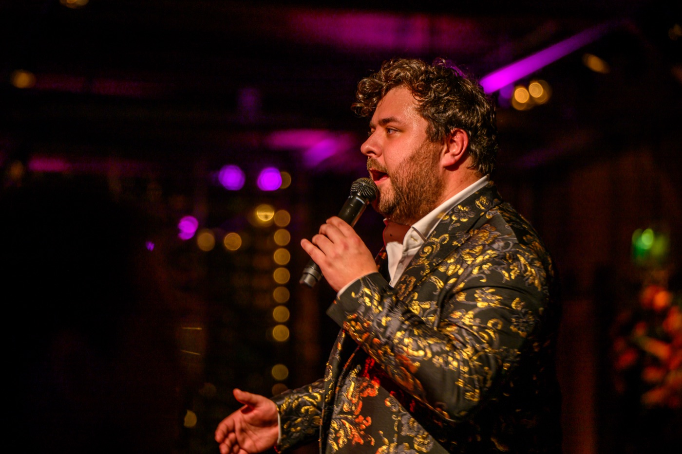 Davey van der Sluis dinnershow sfeer