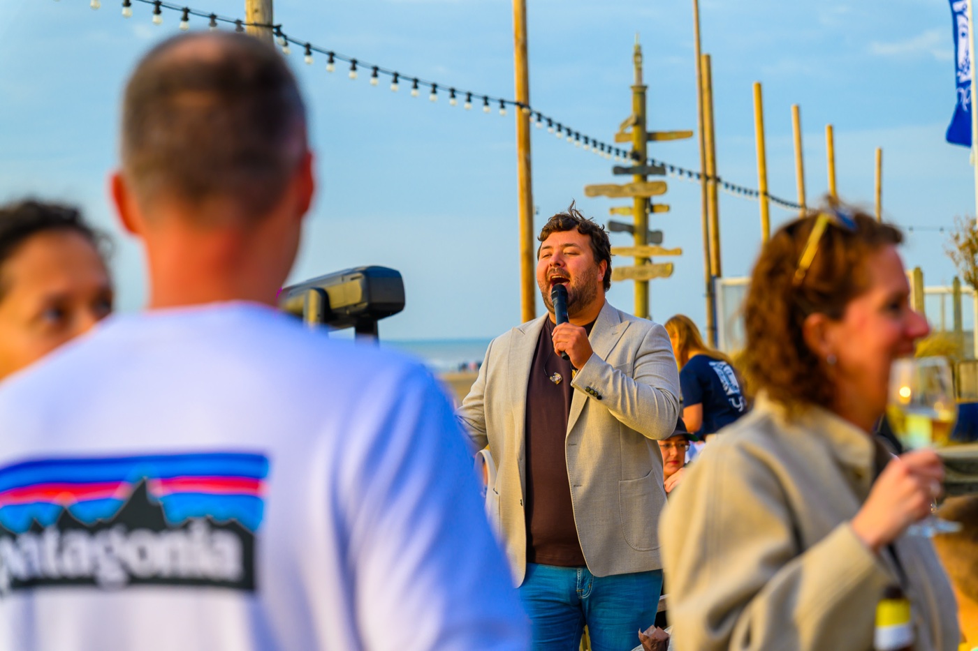 Davey van der Sluis — optreden aan het water